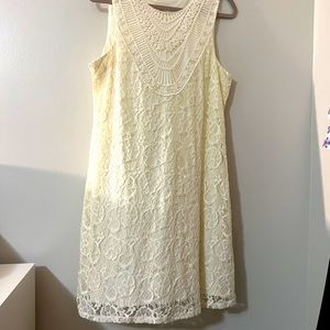 Ladies Xhilaration lace lined dress